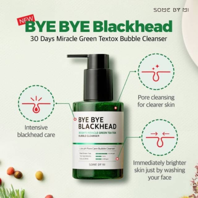 Jual Somebymi bye bye blackhead 30 days miracle green tea tox bubble
