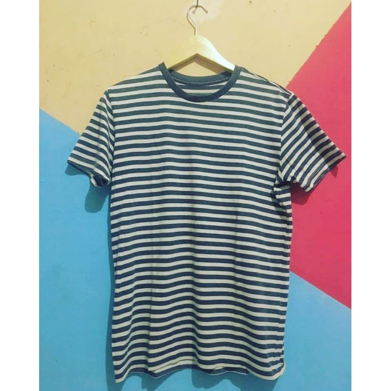 Kaos SPAO STRIPES BLUE & WHITE