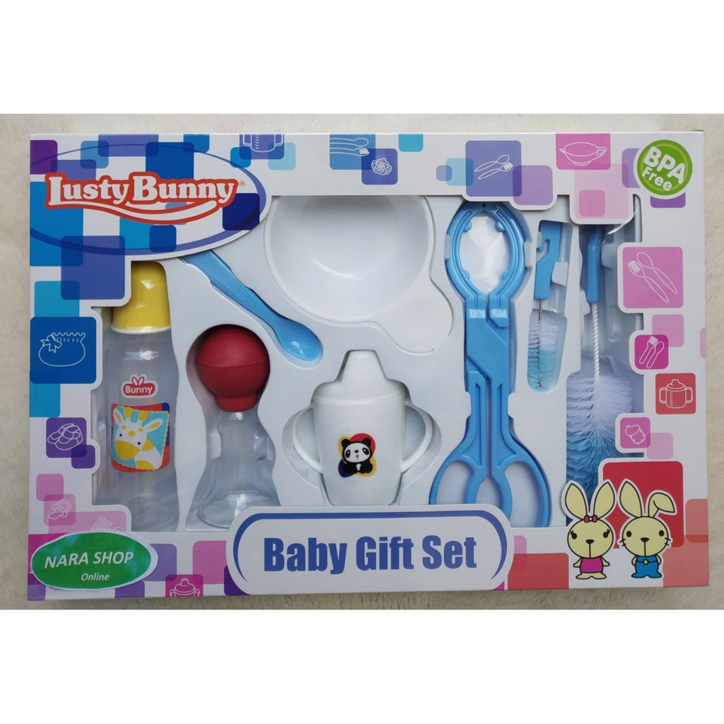 LUSTY BUNNY JUMBO  BABY GIFT SET | Kado Bayi | Gift Box Lusty Bunny | Lusty Bunny