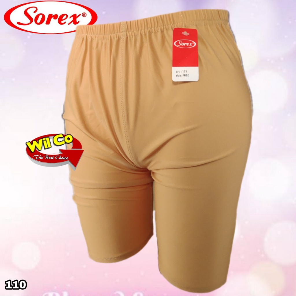 K110 - (Harga Per 1 Potong) SHORTPANTS CELANA DALAM STRETCH PENDEK WANITA SOREX FREE SIZE