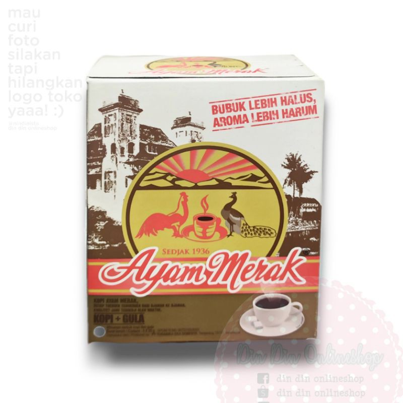 KOPI AYAM MERAK isi 5 sachet - coffee mix - kopi jadul priyayi