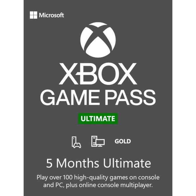 PROMO Gamepass Ultimate 5 Bulan for Xbox One, Xbox Series & PC
