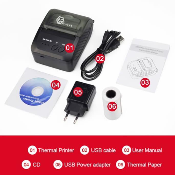 Jual Printer Thermal Bluetooth Eyota 5809 Ayo Beli