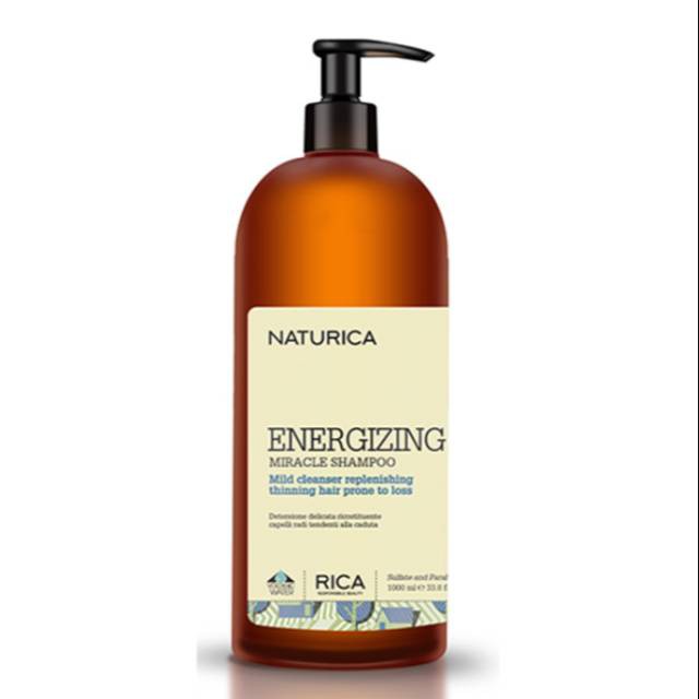 NATURICA ENERGIZING SHAMPOO 1000ML | Mengurangi Rambut Rontok | Menumbuhkan rambut baru | Memperkuat akar rambut