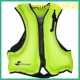 Inflatable Life Jacket Vest Adult Snorkeling Vest Jacket Surfin Boating Swimming 