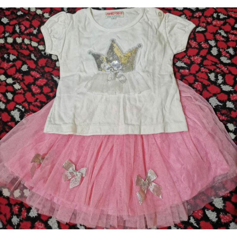 baju princess anak perempuan
