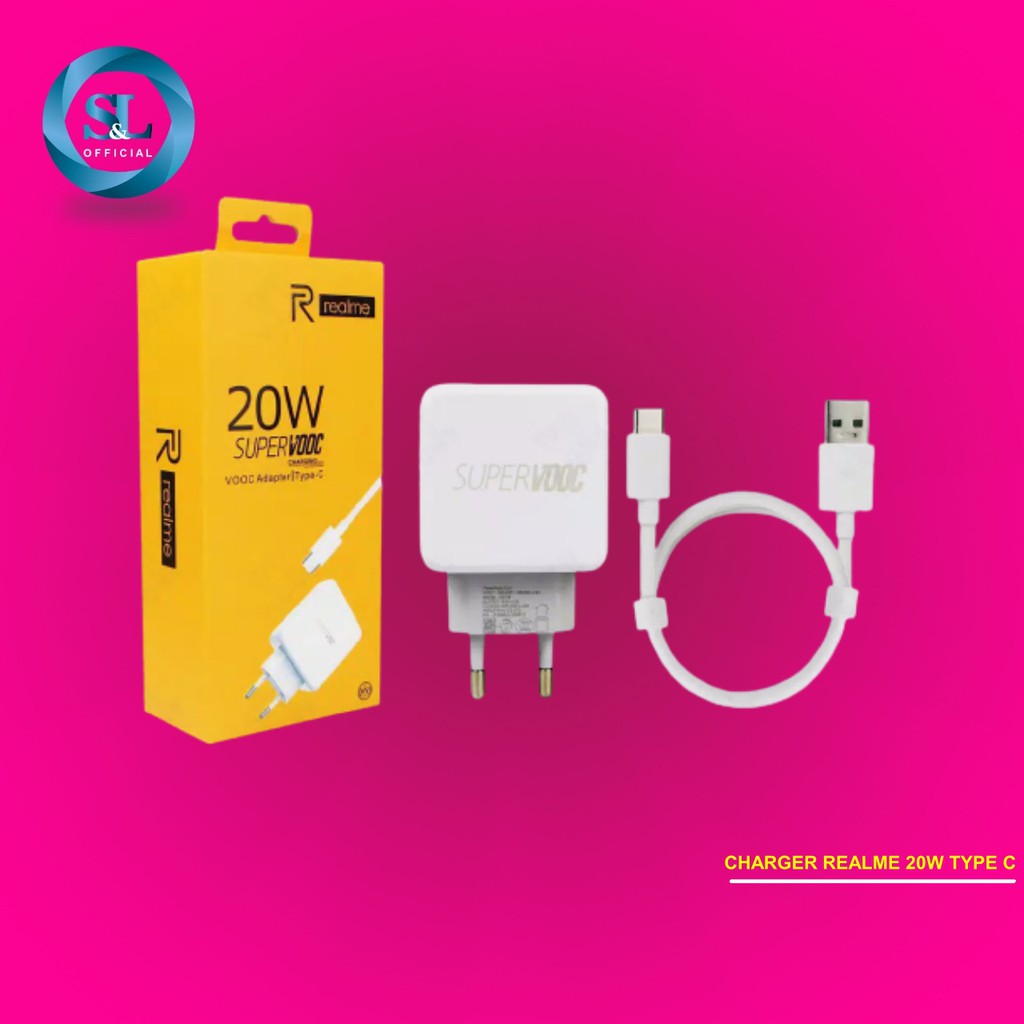 Charger Realme Type C 20W Original / Charger Realme 5 Pro / 6/6 Pro X2