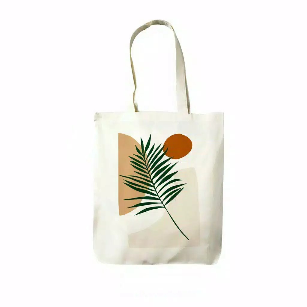 Tote Bag Wanita Custom Tropical Nordic Series Murah Meriah