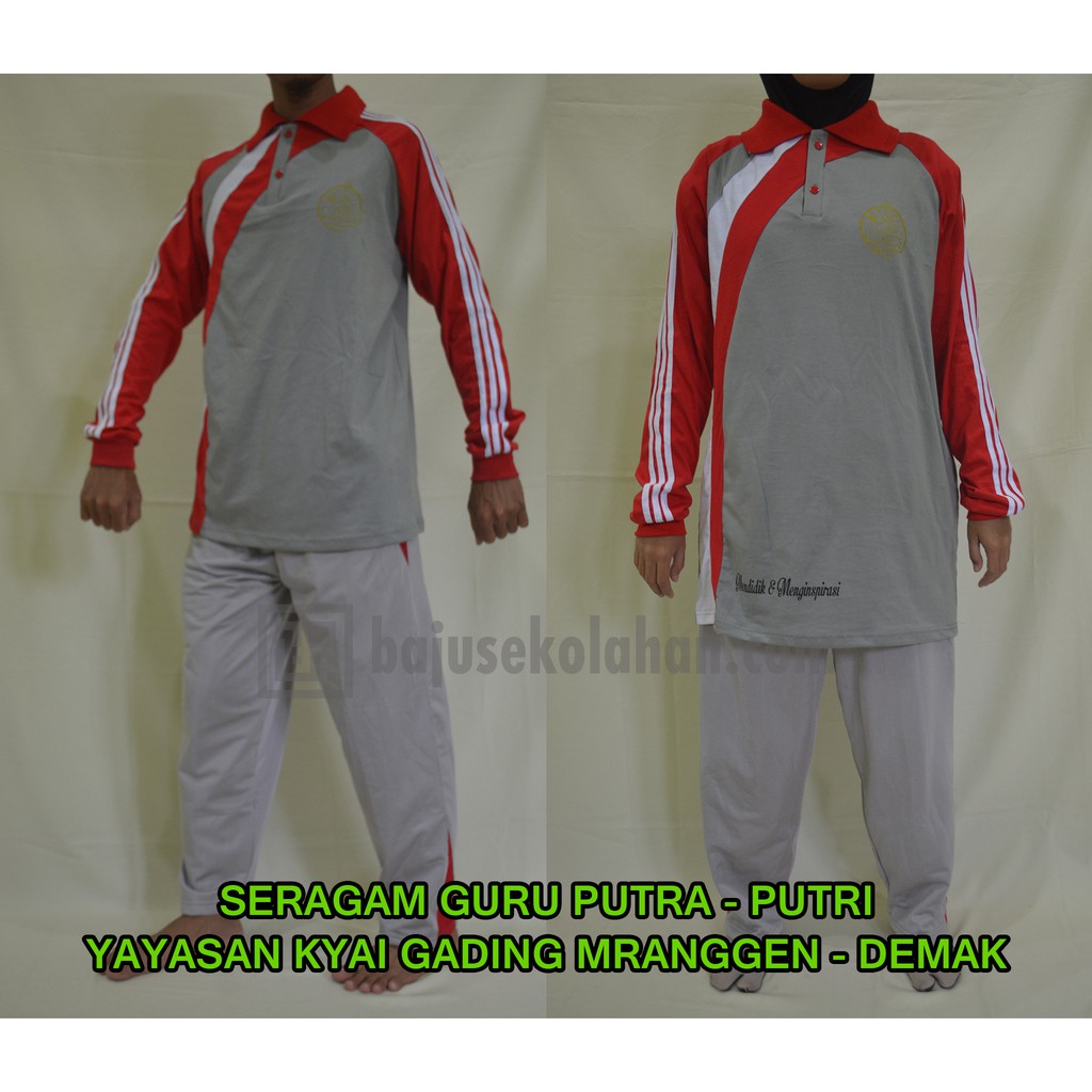 Setelan Baju Trening Olahraga Dewasa Seragaman Shopee Indonesia