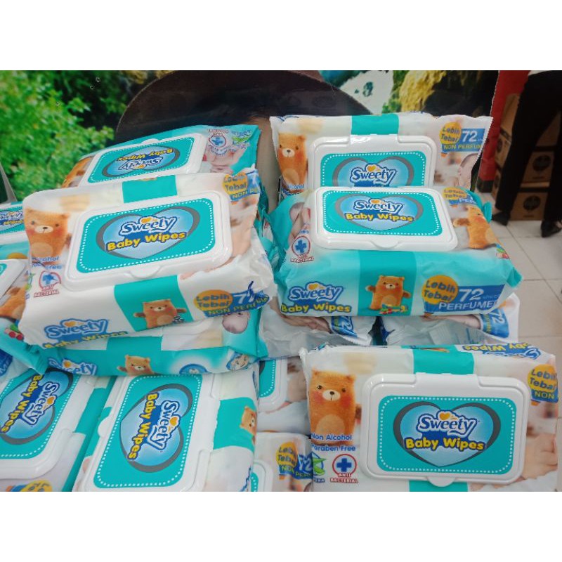 Tissue basah sweety