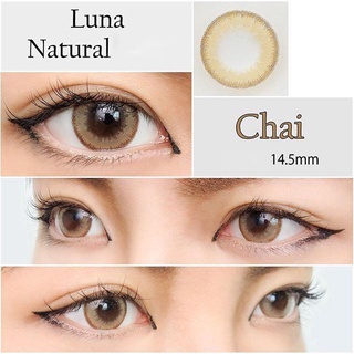 SOFTLENS FUZZY LUNA NATURAL CHAI ( NORMAL S.D -10.00)