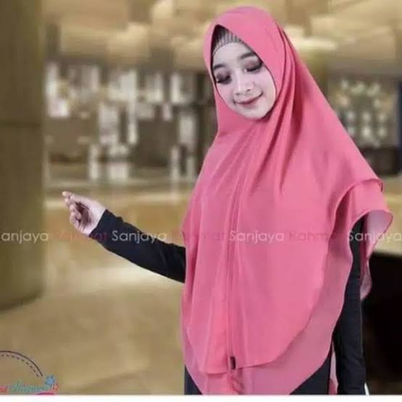 Jilbab Khimar Rahmat Sanjaya Jumbo Original