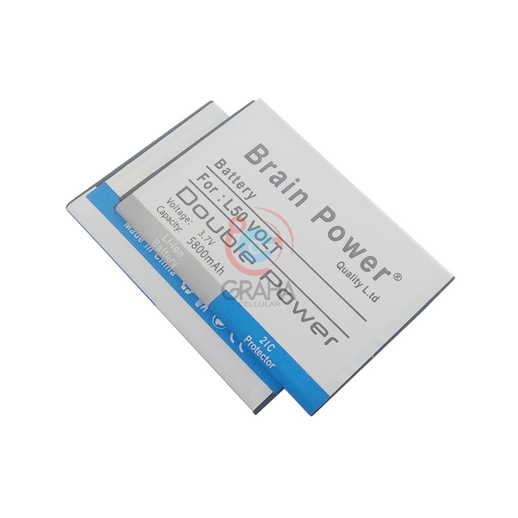 BATERAI / BATTERY / BATRE SPC L50 VOLT DOUBLE IC BRAIN POWER