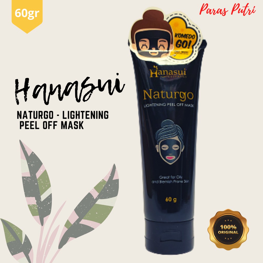 Jual HANASUI NATURGO PEEL OFF MASK BLACK | Shopee Indonesia