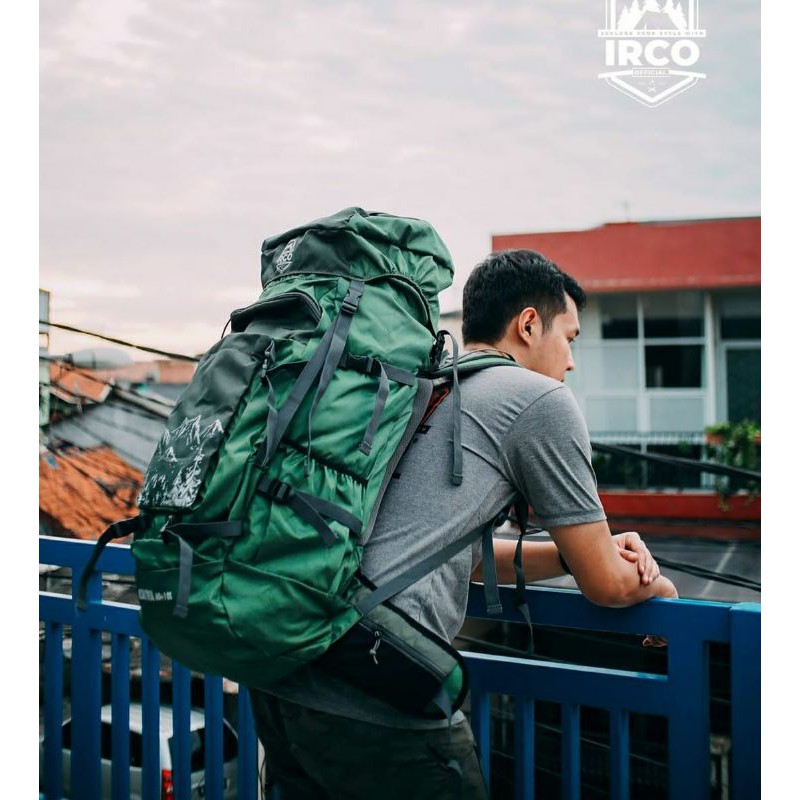 HOT PRODUCT TAS CARRIER KERIL CERIL KSATRIA 60+10L ATAU 70L ORIGINAL LOKAL BRAND IRCO OFFICIAL RESMI