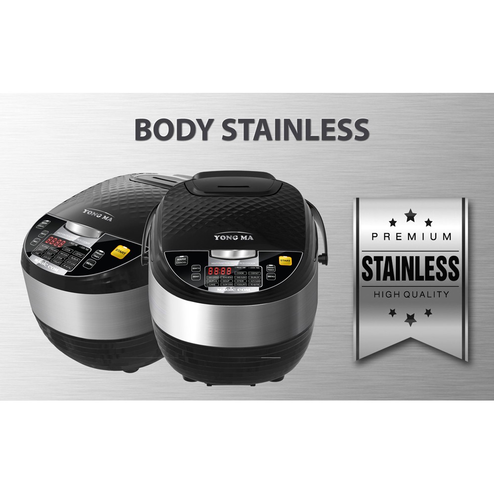 Magic Com / Rice Cooker Yongma SMC-8027 Kapasitas 2 Liter 400 Watt