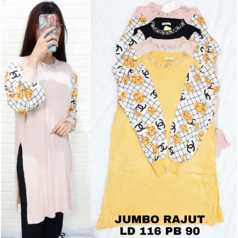 RAJUT TUNIK IMPORT JUMBO