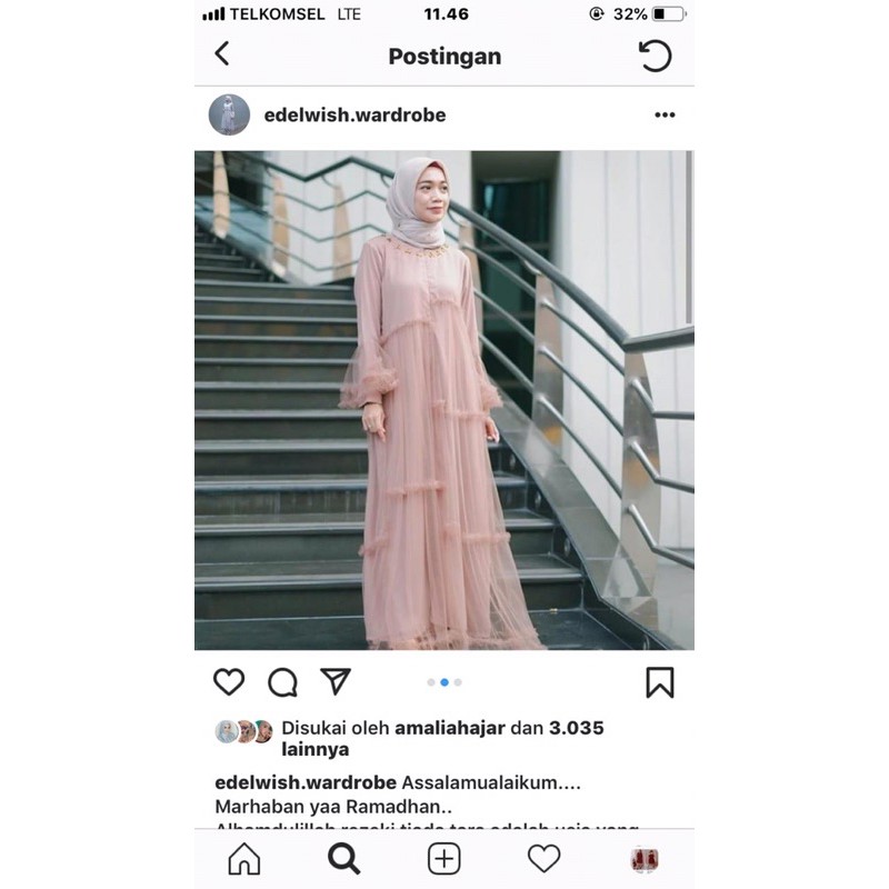 Ranu dress by Edelwish Wardrobe New busui friendly raya dress