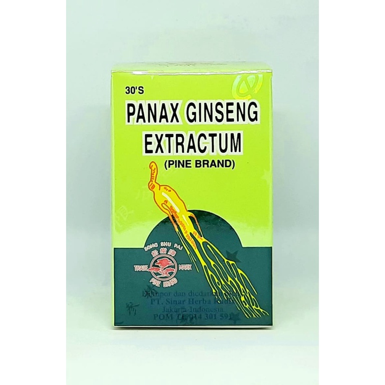 PANAX GINSENG EXTRACTUM vitamin penambah energi - daya tahan tubuh herbal