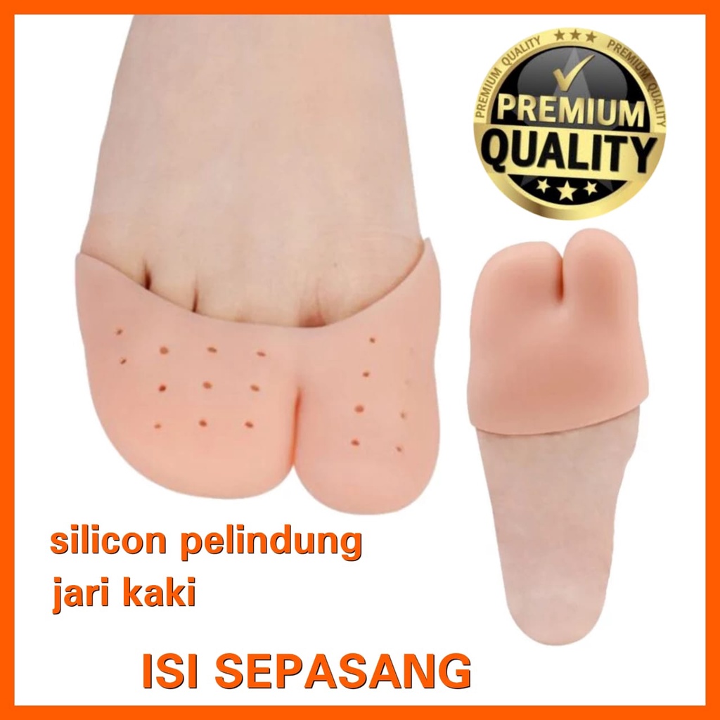 INSOLE SEPATU GEL SILICON PELINDUNG JARI KAKI GEL SILICON TOE PROTECTOR ALAS SEPATU WANITA SOL PELINDUNG JARI KAKI