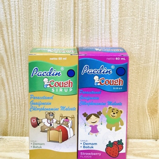 PACDIN COUGH SIRUP 60 ML | Mengatasi Demam Batuk Pilek Anak