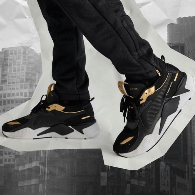 puma rs white and black