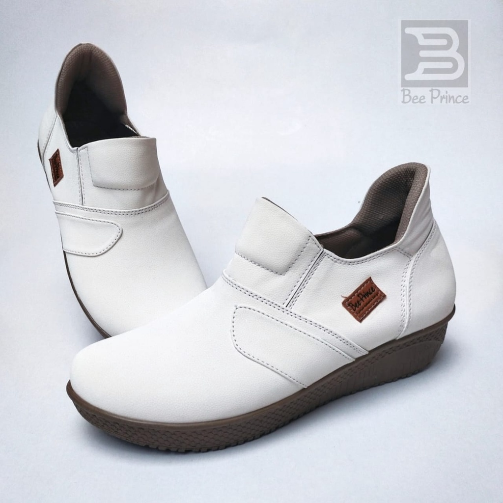 sepatu slip on wanita murah, sepatu bustong wanita, sepatu bustong wedges 7 warna, sepatu slip on perempuan