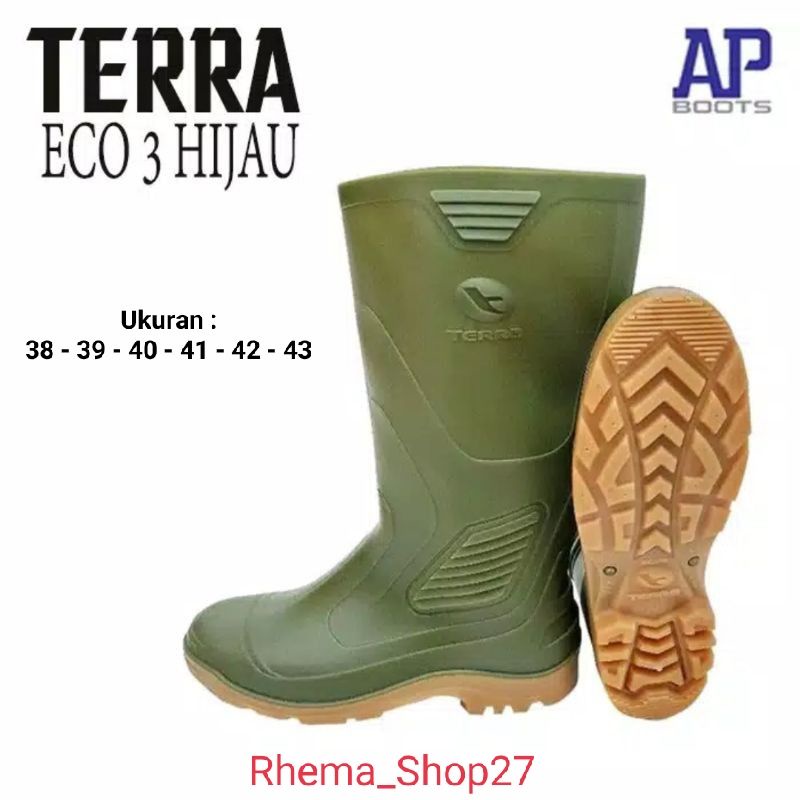 AP BOOTS TERRA ECO 3 HIJAU #TERBARU Sepatu Boots Tinggi AP Terra | Sepatu AP Boots Terra Eco 3