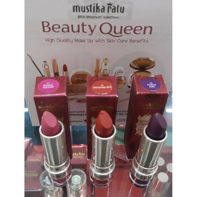 Lipstik Mustika Ratu Beauty Queen Bold & Nourishing