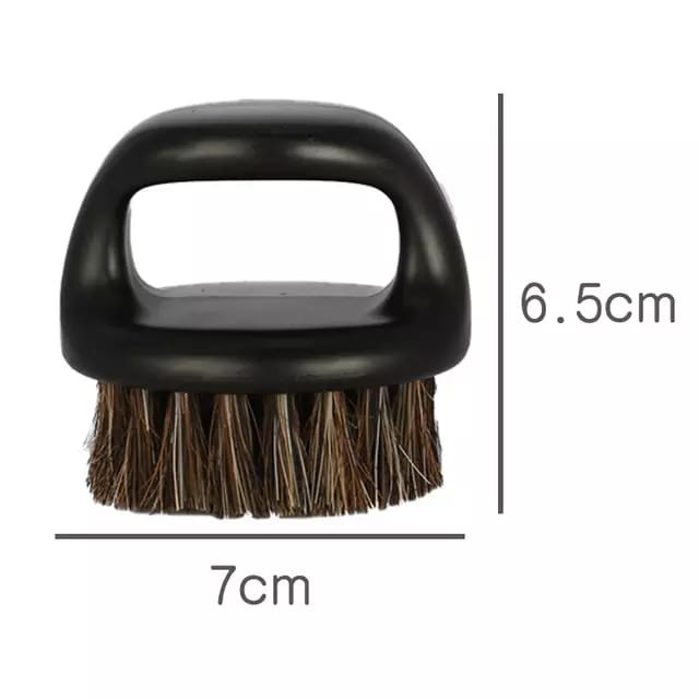 Kuas untuk alat potong pangkas gunting cukur rambut sikat (BULAT)