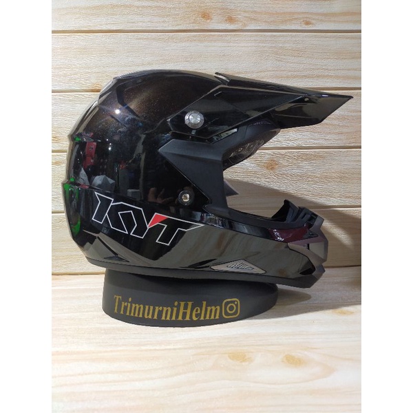 kyt cross over solid Black glossy