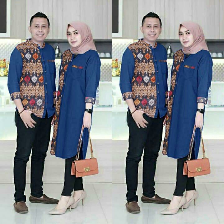 Couple Jenis &amp;  Zulan - Couple Muslim - Tunik Couple - Baju Couple Terbaru