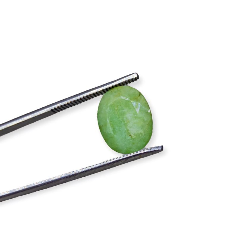 5.40 Ct. Natural Oval Cut Emerald Zamrud Colombia Loose Gemstone