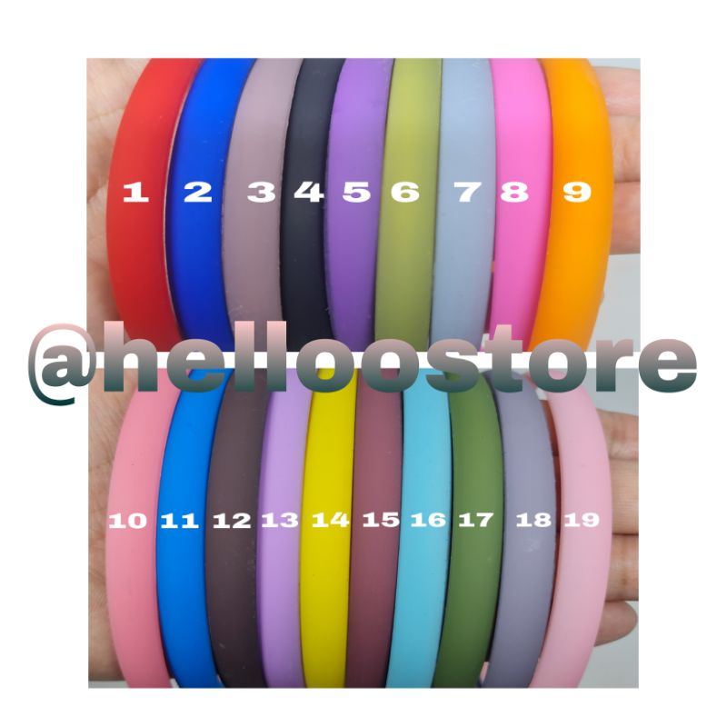 BANDO DOFF WARNA WARNI UKURAN 0.8 CM TERMURAH!!!