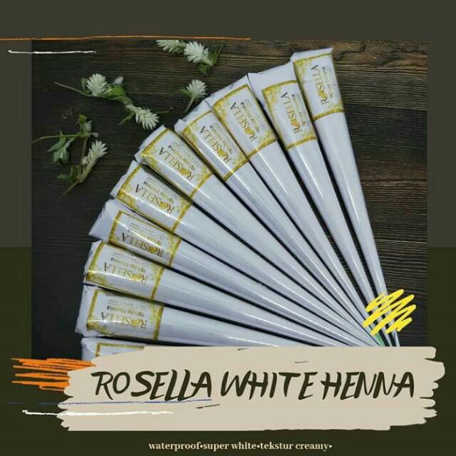 

Rosella white henna HENNA PUTIH