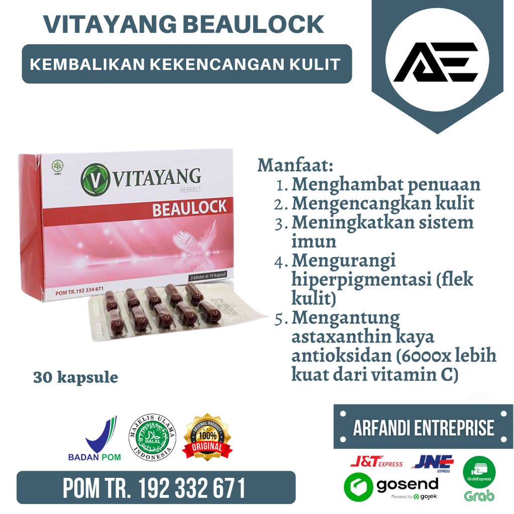 Vitamin Kulit Pengencang Wajah Keriput Kendor Kusam Kembalikan Kekencangan Kulit dengan Astaxanthin 