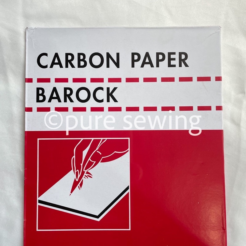 (5 PCS) Kertas Karbon 32 x 21.5 cm / Kertas Carbon Pola Barock / Carbon Paper