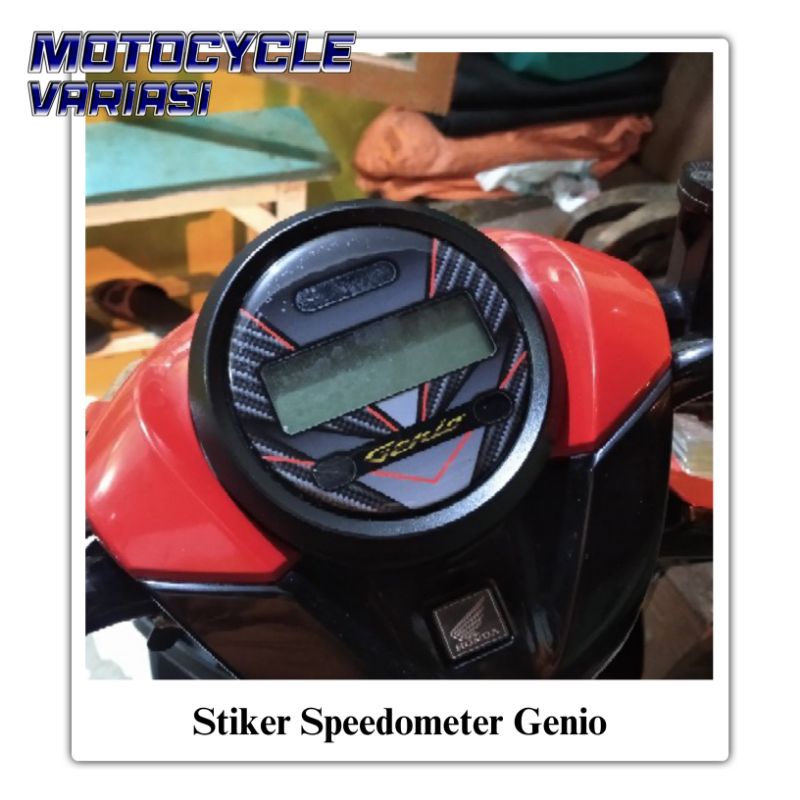 Stiker Genio Stiker Speedometer Genio Cover Spidometer Genio