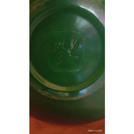 piring melawen antik asli suku dayak