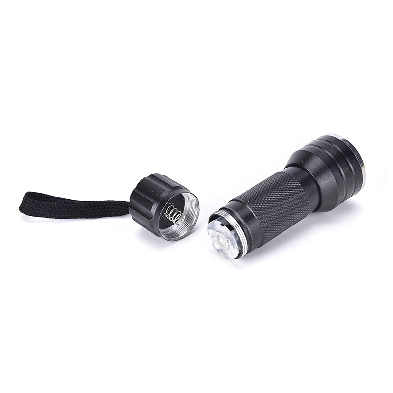 {LUCKID}UV Ultra Violet 21 LED Flashlight Mini Blacklight Aluminum Torch Light Lamp NEW