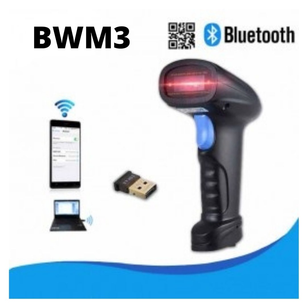 Barcode Scanner 1D 2D Wireless Bluetooth QR  &amp; Non Wireless PC Laptop HP Supermarket 111130