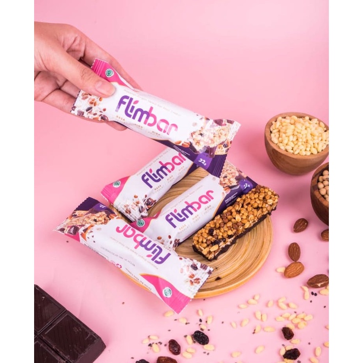 FLIMBAR HIGH FIBER AND PROTEIN SNACK CEMILAN RENDAH KALORI BY FLIMTY