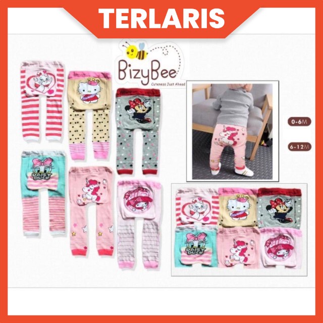 Legging Bayi busha Buka Kaki Motif Terbaru / Leging Bayi Import / Legging anak bayi cowok 6-12 bulan / Leging anak bayi laki laki import 3D BIZYBEE