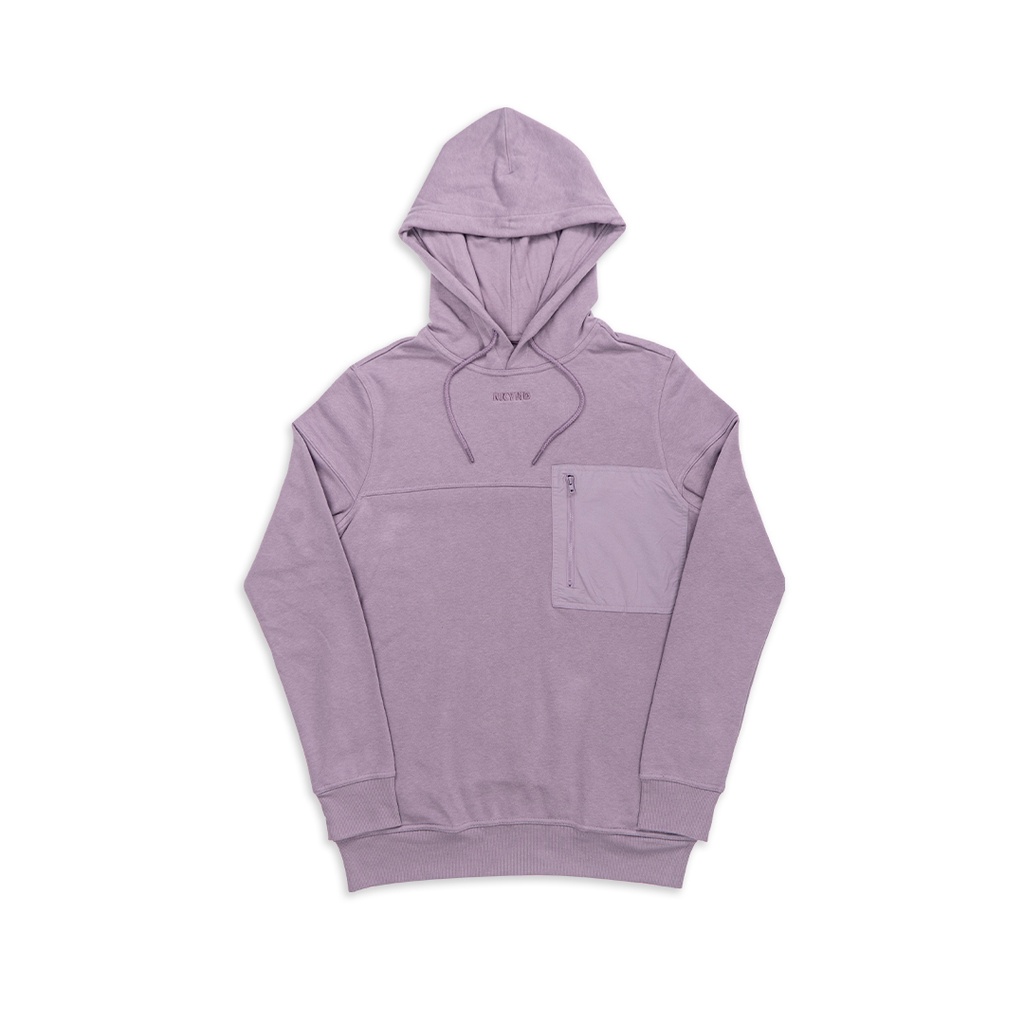 RKYND Hoodie Pria- Pullover Hoodie Pocket Chest Zip