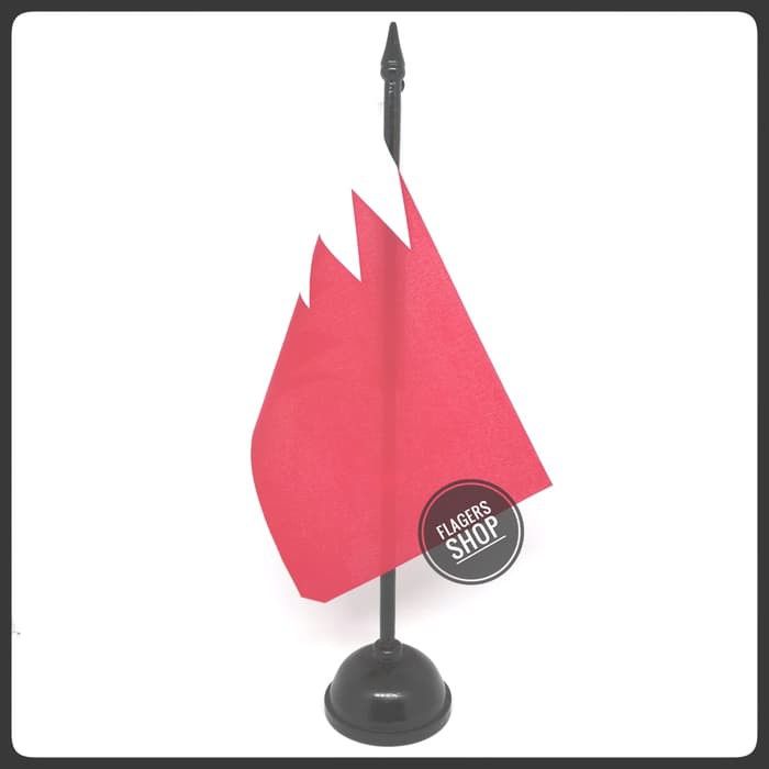 

Bendera Meja Bahrain + Tiang Kayu