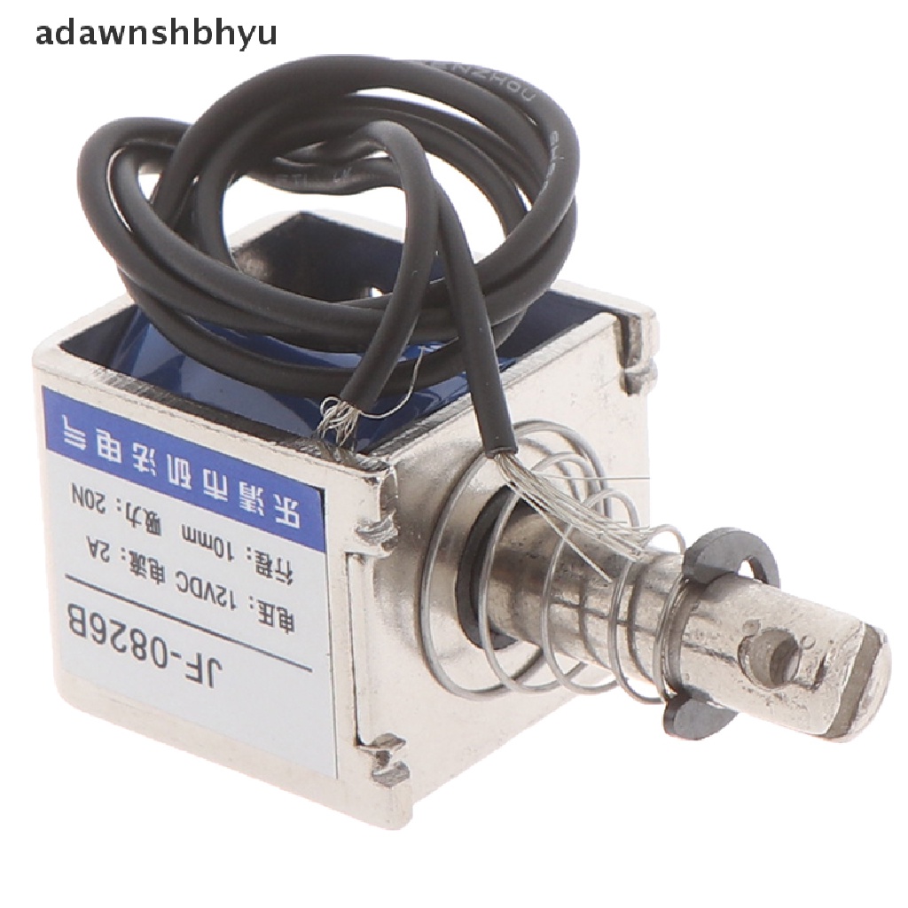 Adawnshbhyu JF-0826B 12V/2A 10mm 20N push pull Tipe open frame solenoid electromagnet