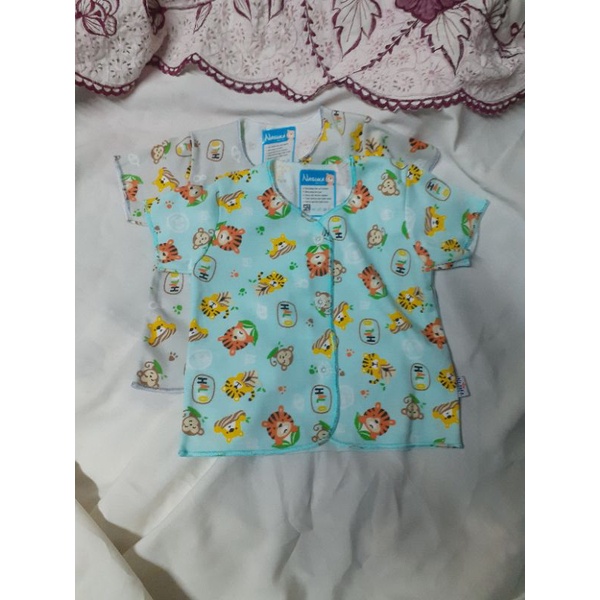 Baju bayi 0-3bln HALUS NASUKA ISI 4PCS/Baju bayi new born-2pcs baju pendek