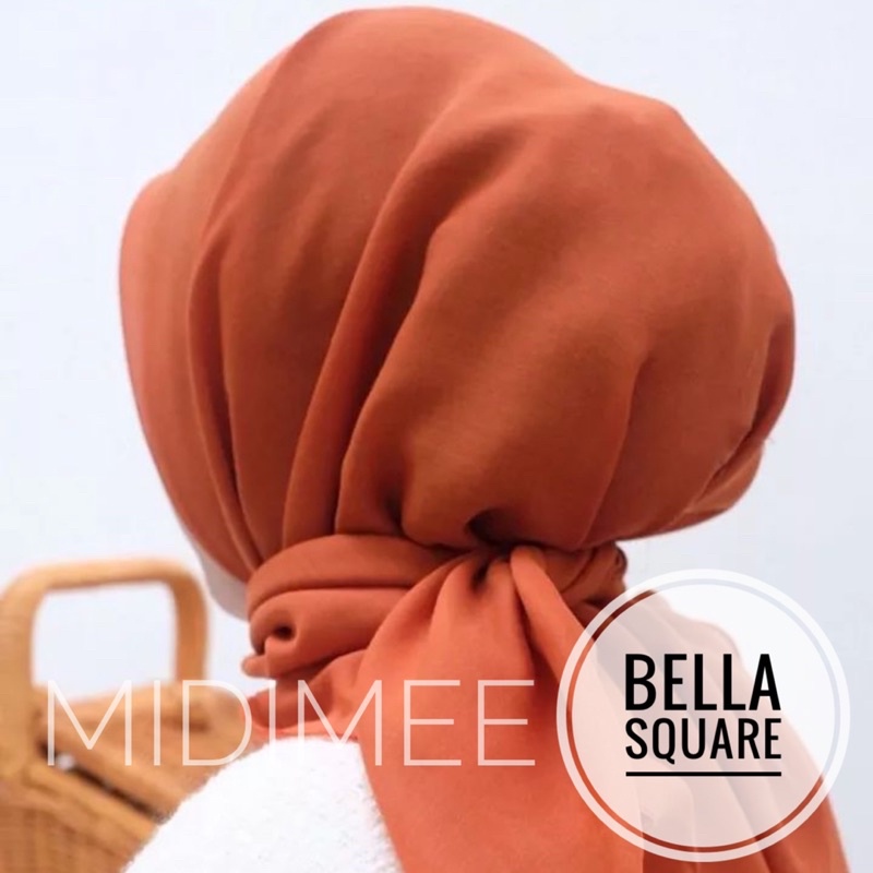 Jilbab Segiempat BELLA SQUARE hijab pollycotton kerudung segiempat hijab murah