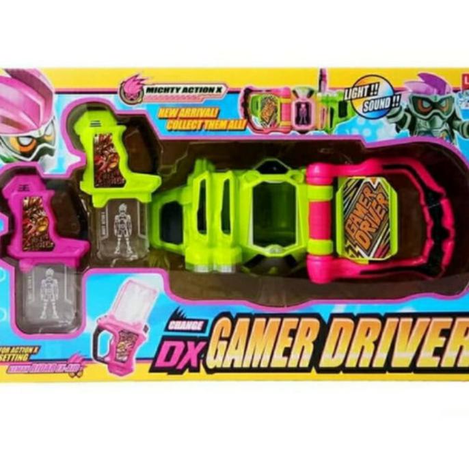 mainan sabuk kamen rider ex-aid recash DX game driver