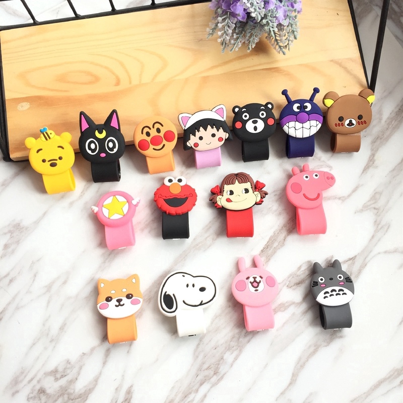 Disney USB Charging Cable Winder Totoro Cable Organizer Xiaomi Huawei Samsung Apple